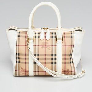 Burberry Haymarket Patent Colours Medium Chatton … - image 1